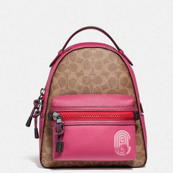 NWT COACH Campus Backpack 23 In Signature Canvas - Picture 1 of 10